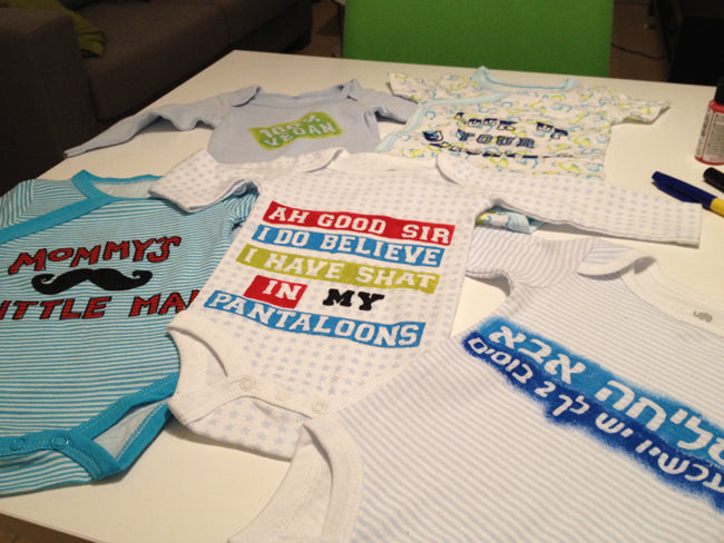 Great unique DIY baby clothes gift